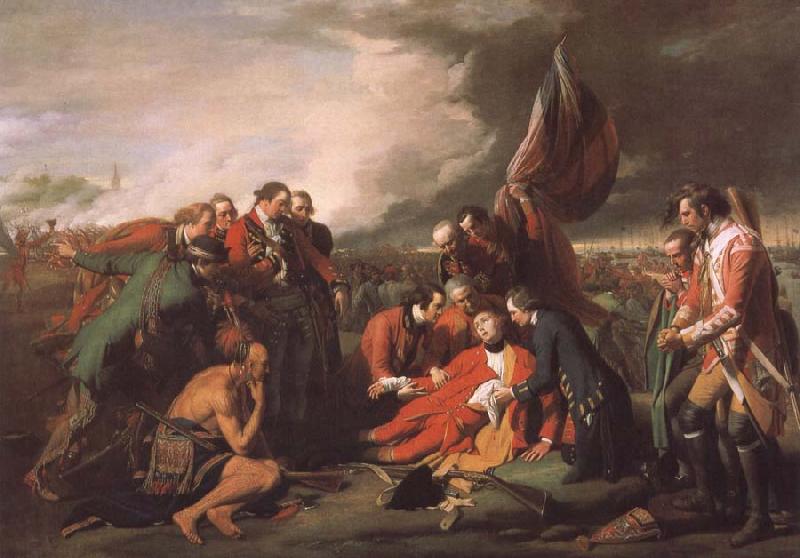 Benjamin West Tod des General Wolfe in der Schacht von  Quebec